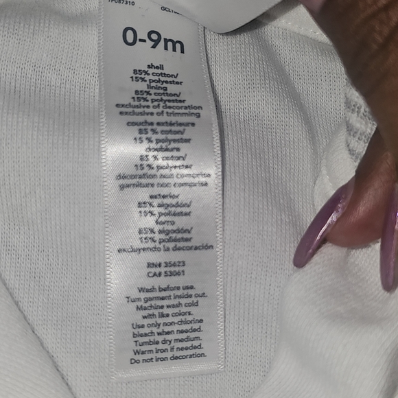 Carter's White and Gray Kids Pajama Robe - Picture 7 of 8